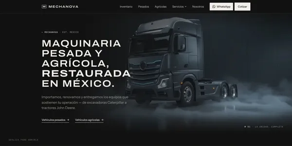 Mechanova - Heavy and Agricultural Machinery, Restored in Mexico
